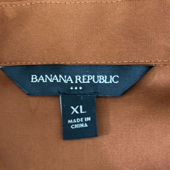 Banana Republic Essential Collared Blouse Size XL * - Picture 9 of 11
